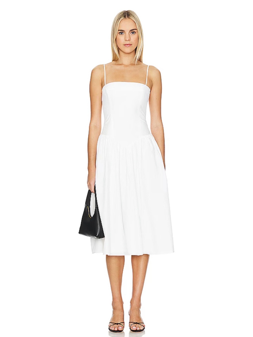 Amanda Uprichard X Revolve Delora Drop Waist Midi Dress- Still Selling - Picture 3 of 11